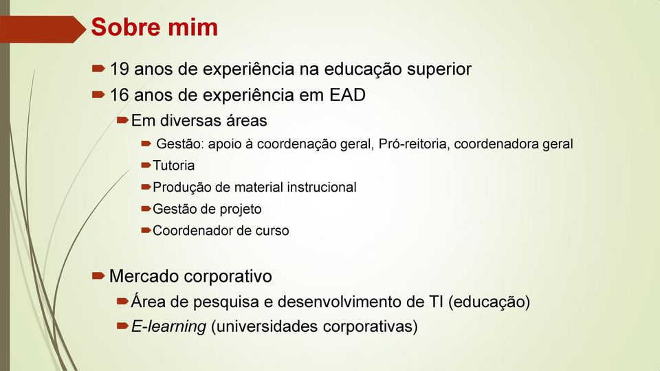 Produção de material instrucional Gestão de projeto Coordenador de curso Mercado