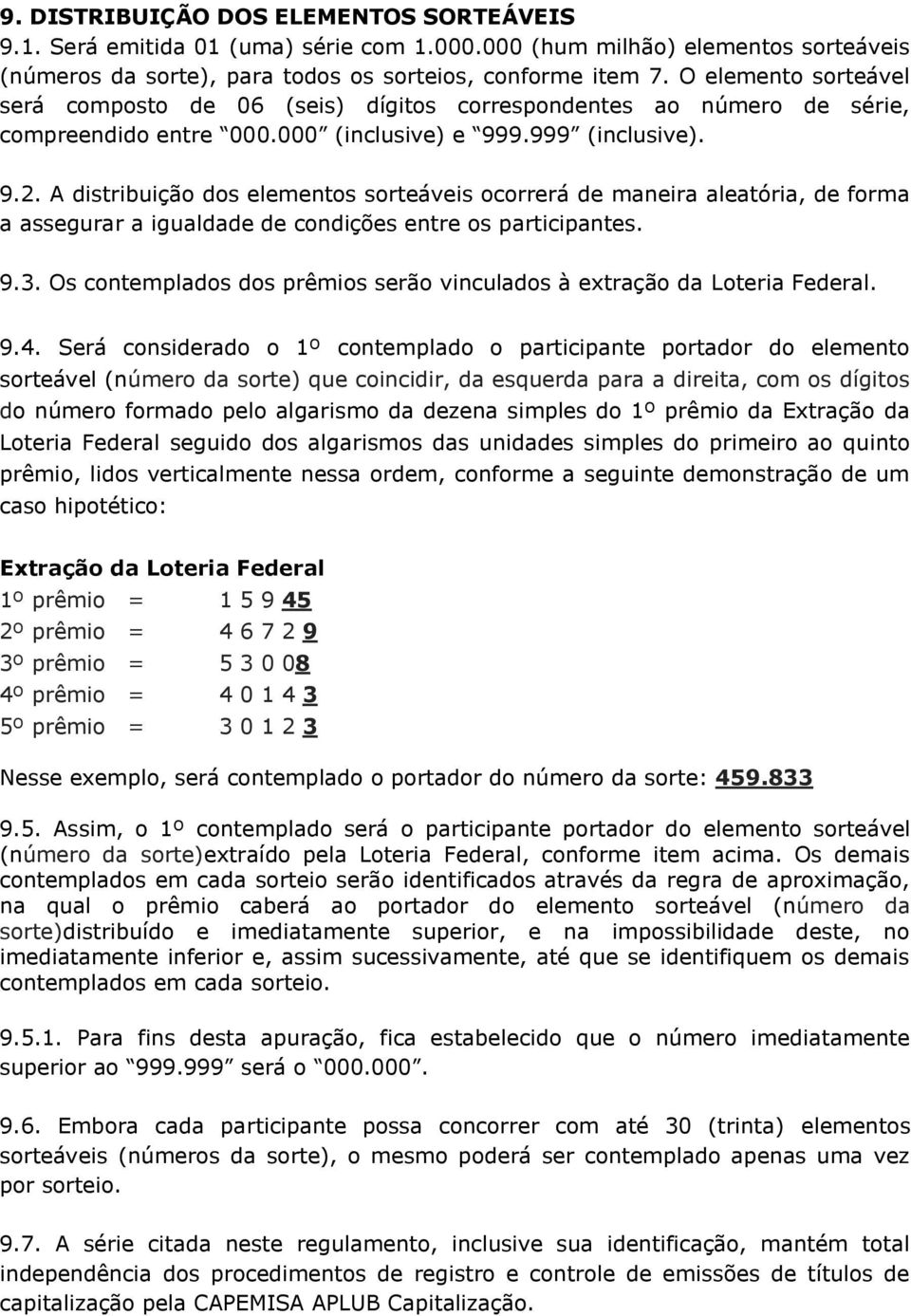 A distribuição dos elementos sorteáveis ocorrerá de maneira aleatória, de forma a assegurar a igualdade de condições entre os participantes. 9.3.