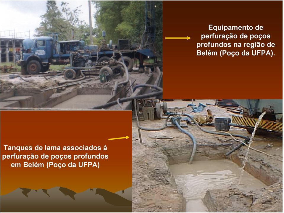 UFPA) Equipamento de perfuração de poços