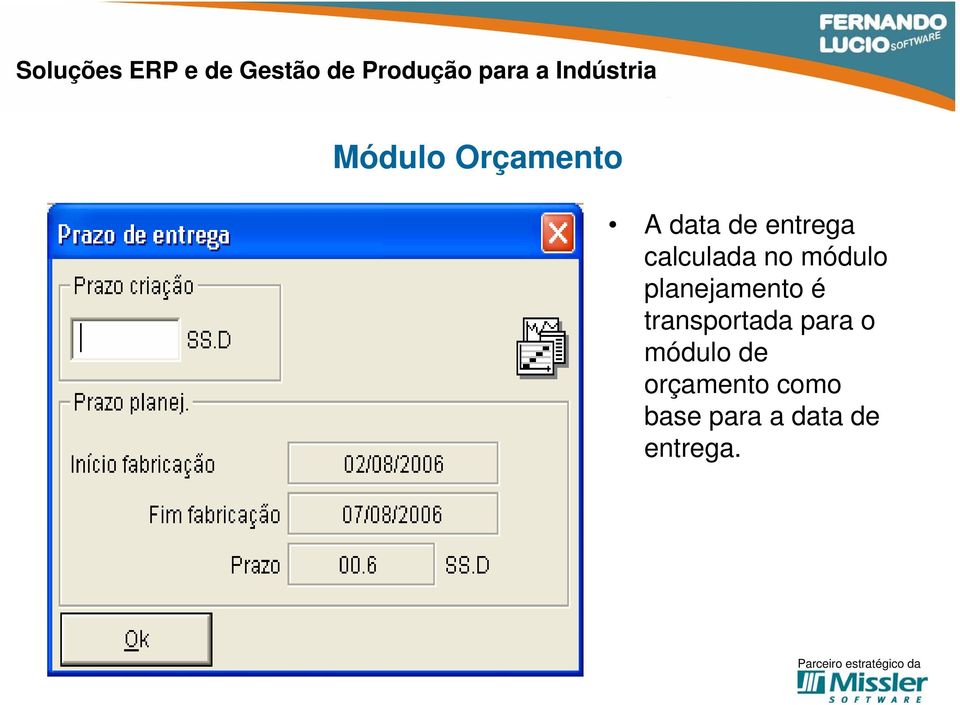 transportada para o módulo de