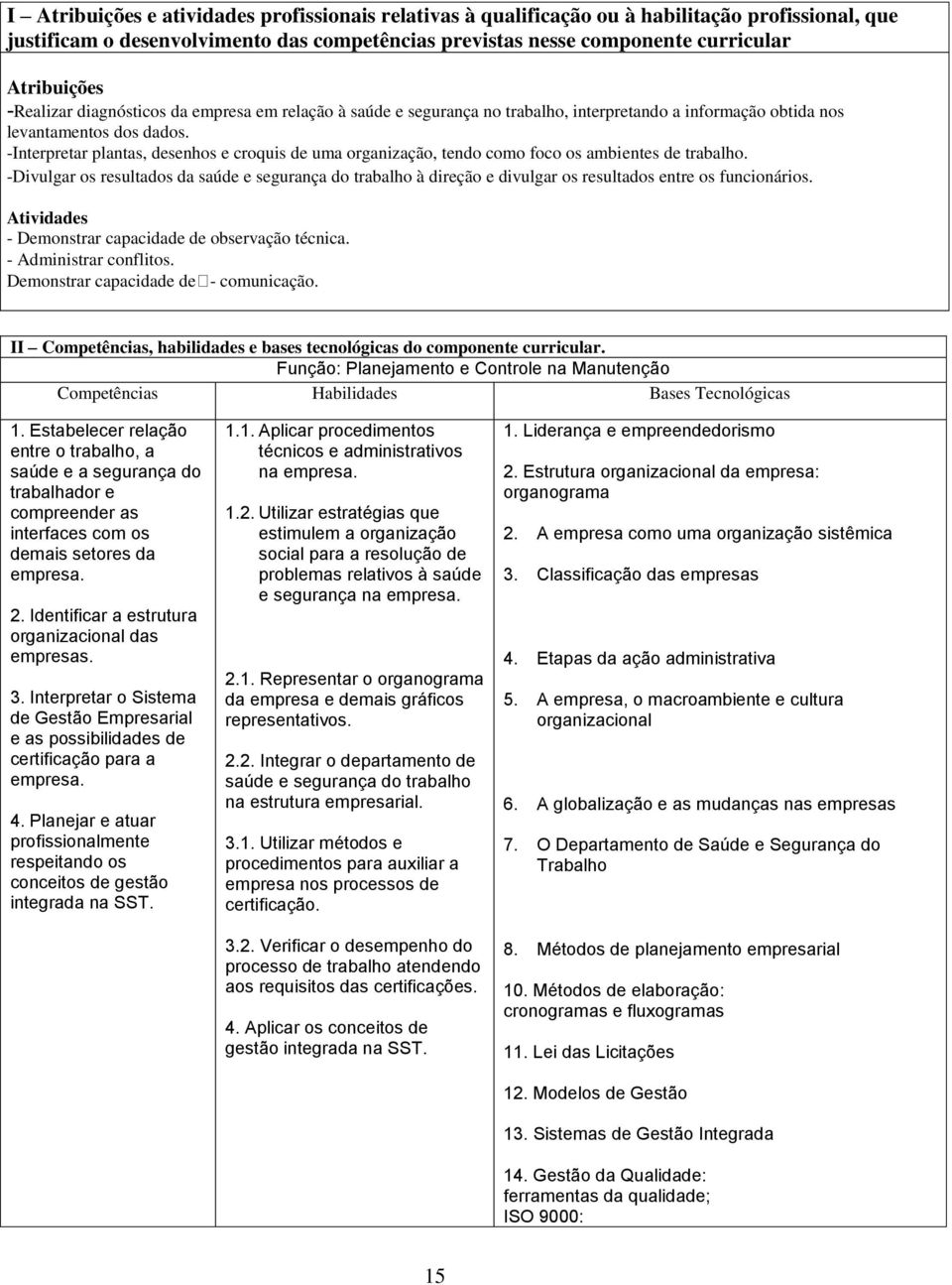 -Interpretar plantas, desenhos e croquis de uma organização, tendo como foco os ambientes de trabalho.