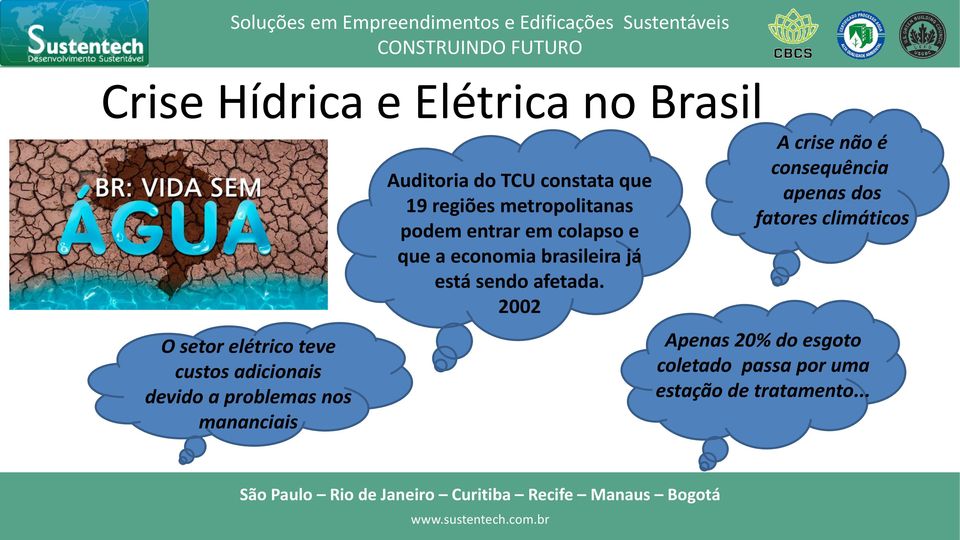 entrar em colapso e que a economia brasileira já está sendo afetada.