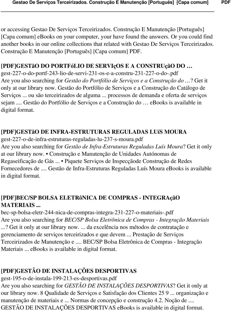 [PDF]GESTãO DO PORTFóLIO DE SERVIçOS E A CONSTRUçãO DO gest-227-o-do-portf-243-lio-de-servi-231-os-e-a-constru-231-227-o-do-.