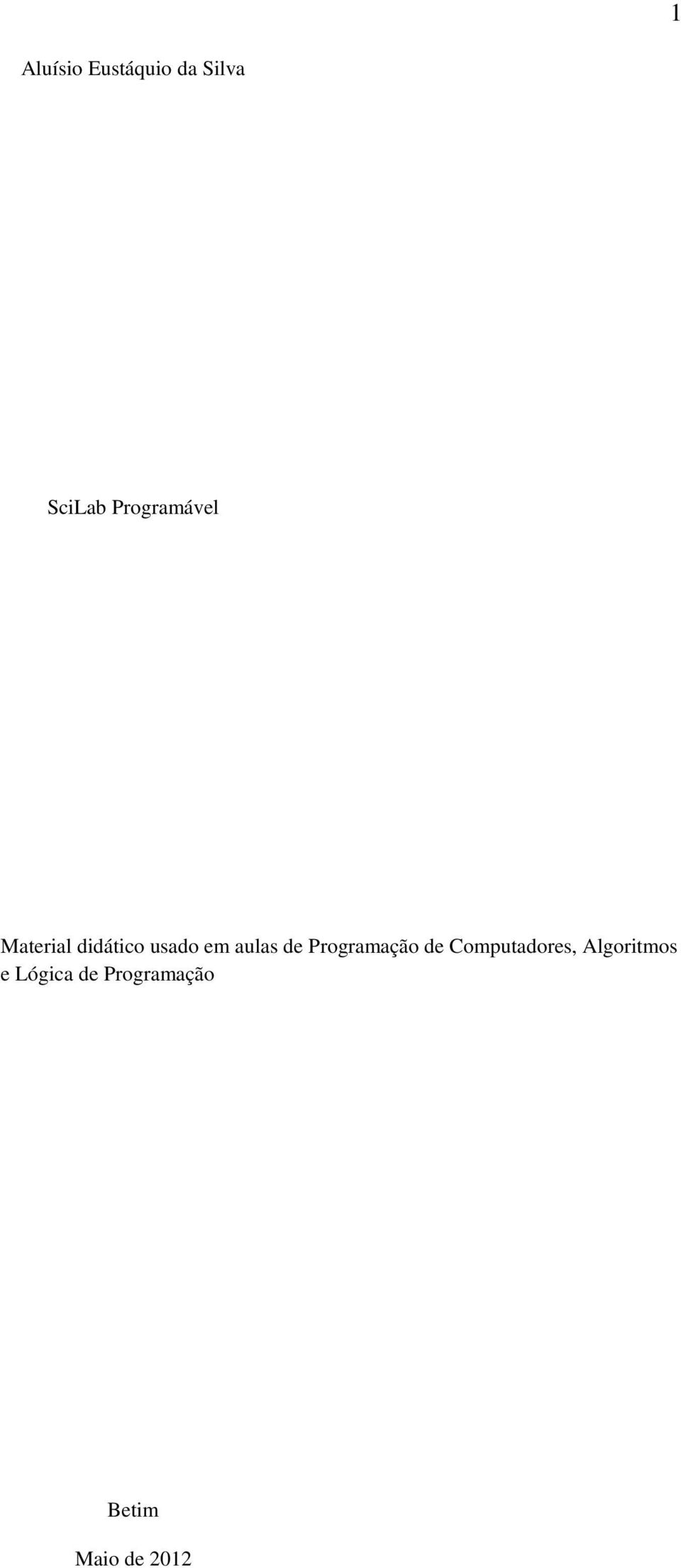 aulas de Programação de Computadores,