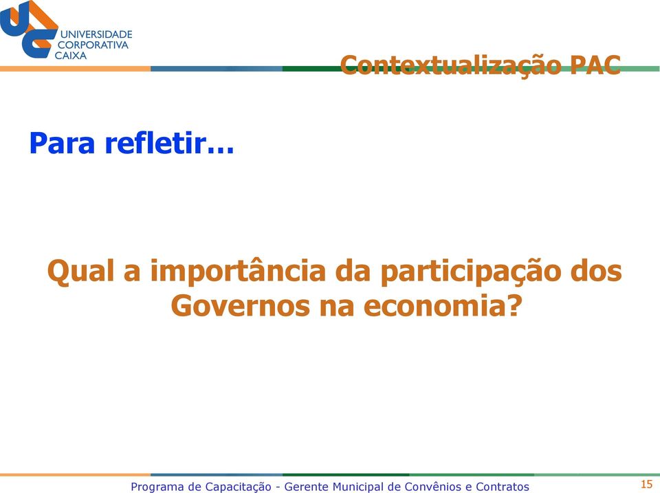 na economia?