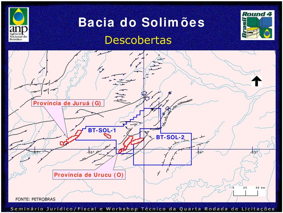 -66º -64º -63º Província de