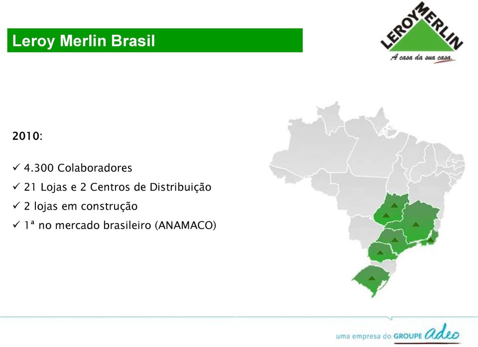 Centros de Distribuição 2 lojas em