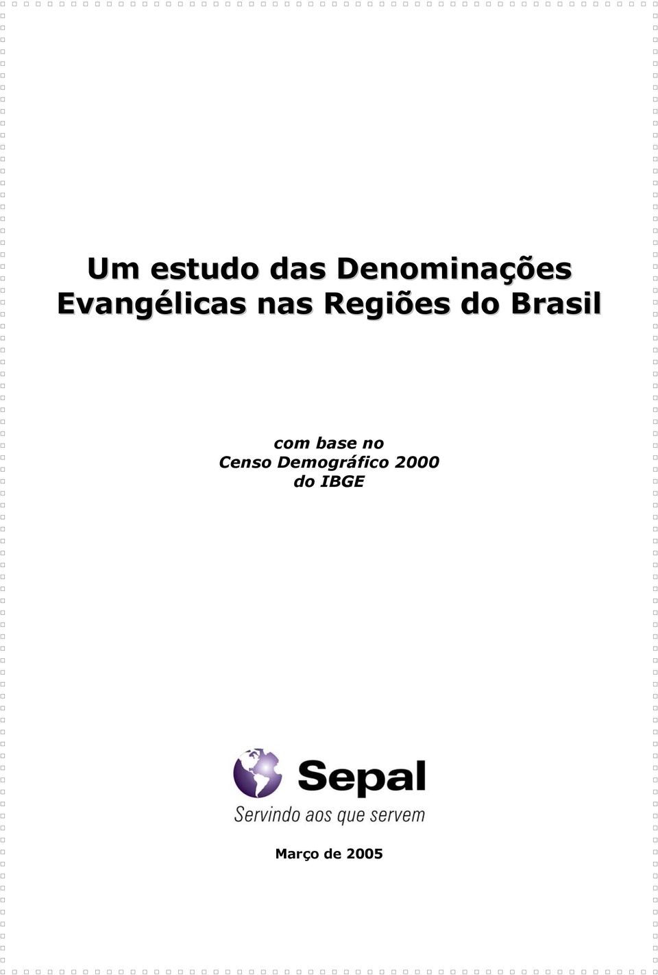 Brasil com base no Censo
