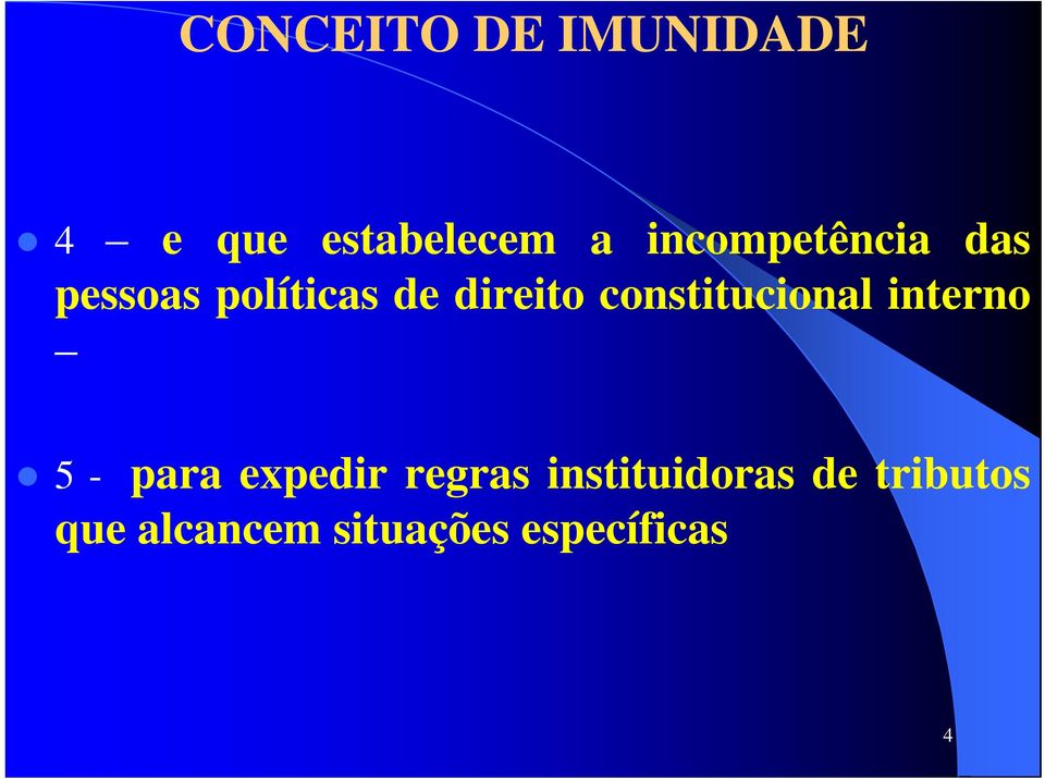 constitucional interno 5 - para expedir regras