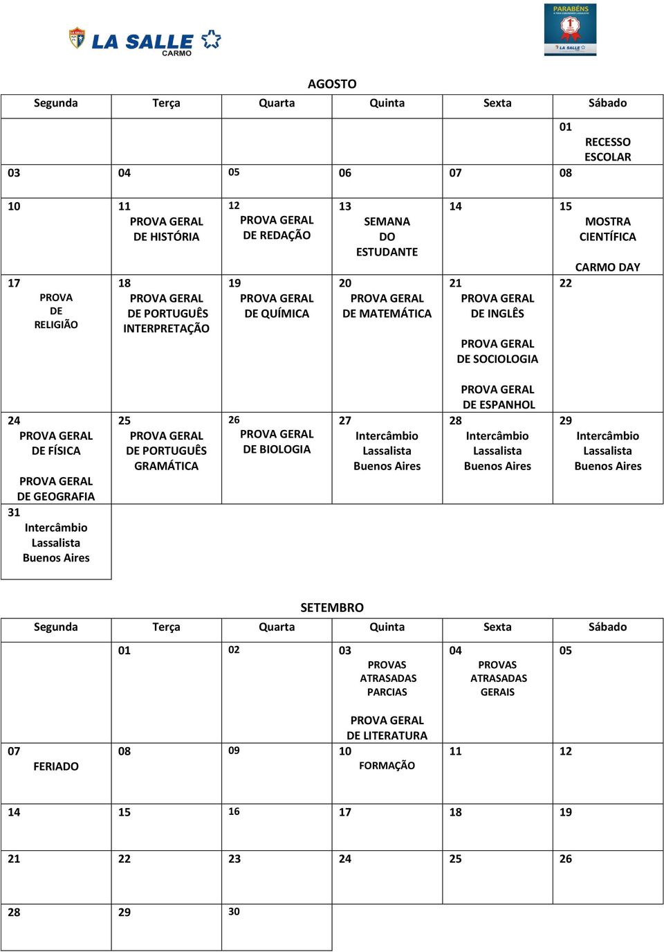 CIENTÍFICA CARMO DAY GEOGRAFIA BIOLOGIA ESPANHOL