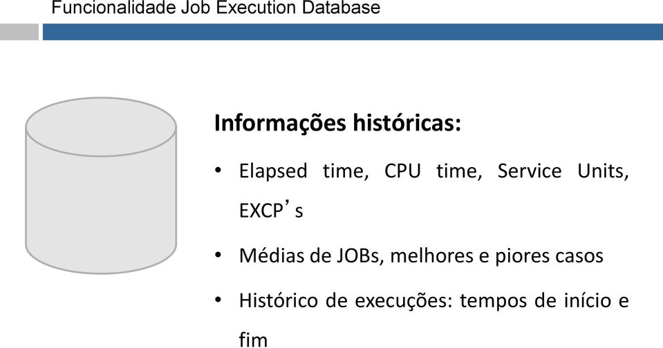 Service Units, EXCP s Médias de JOBs, melhores e