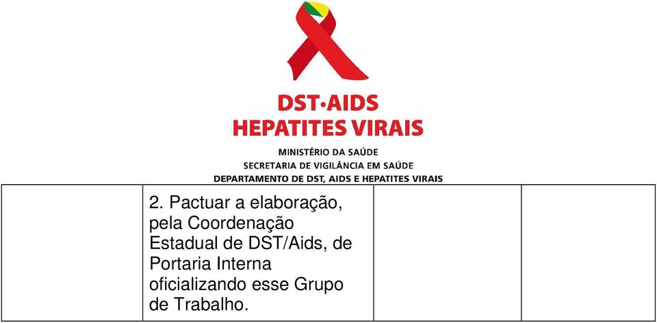 DST/Aids, de Portaria Interna