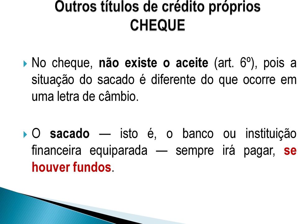 Diferença entre letra livrança e cheque