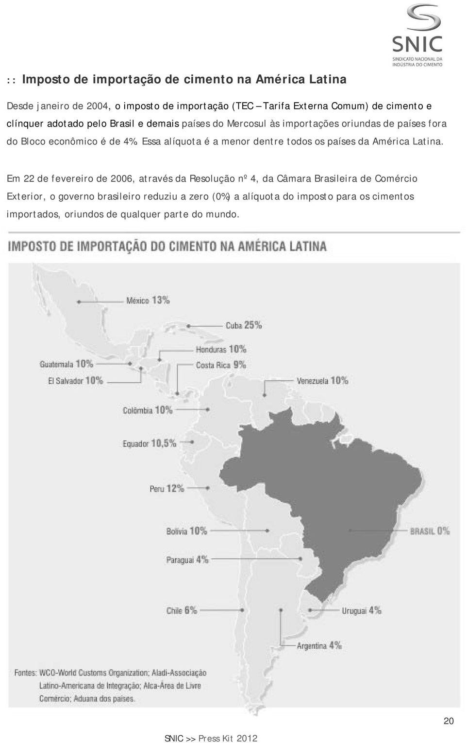 Essa alíquota é a menor dentre todos os países da América Latina.