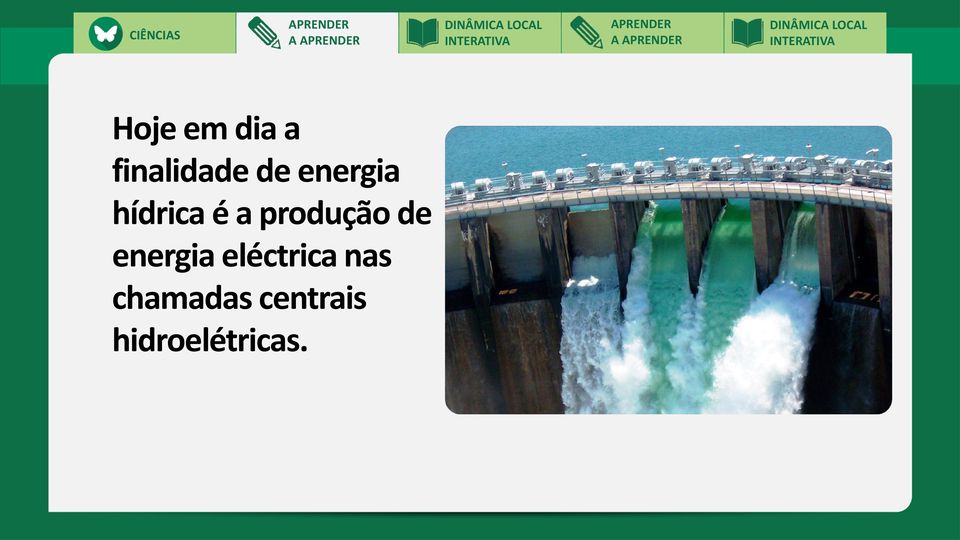 produção de energia eléctrica