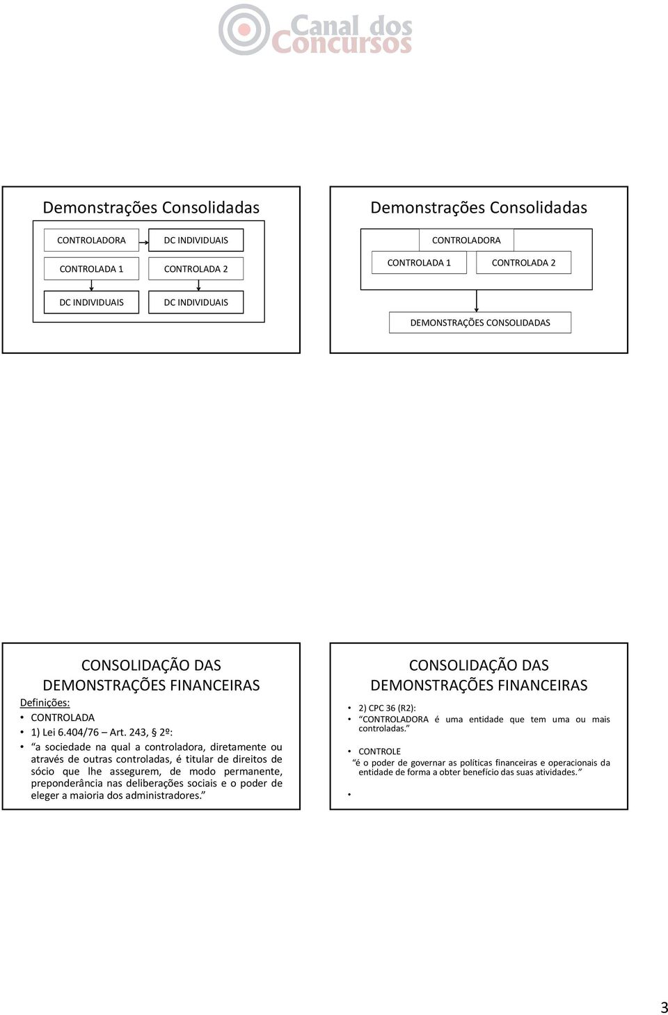 243, 2º: a sociedade na qual a controladora, diretamente ou através de outras controladas, é titular de direitos de sócio que lhe assegurem, de modo permanente, preponderância