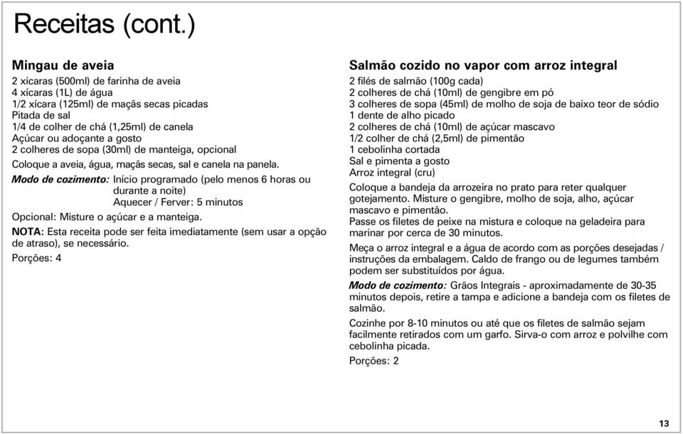 gosto 2 colheres de sopa (30ml) de manteiga, opcional Coloque a aveia, água, maçãs secas, sal e canela na panela.