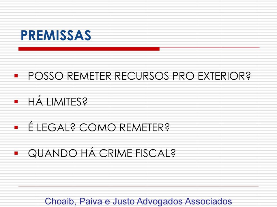 HÁ LIMITES? É LEGAL?