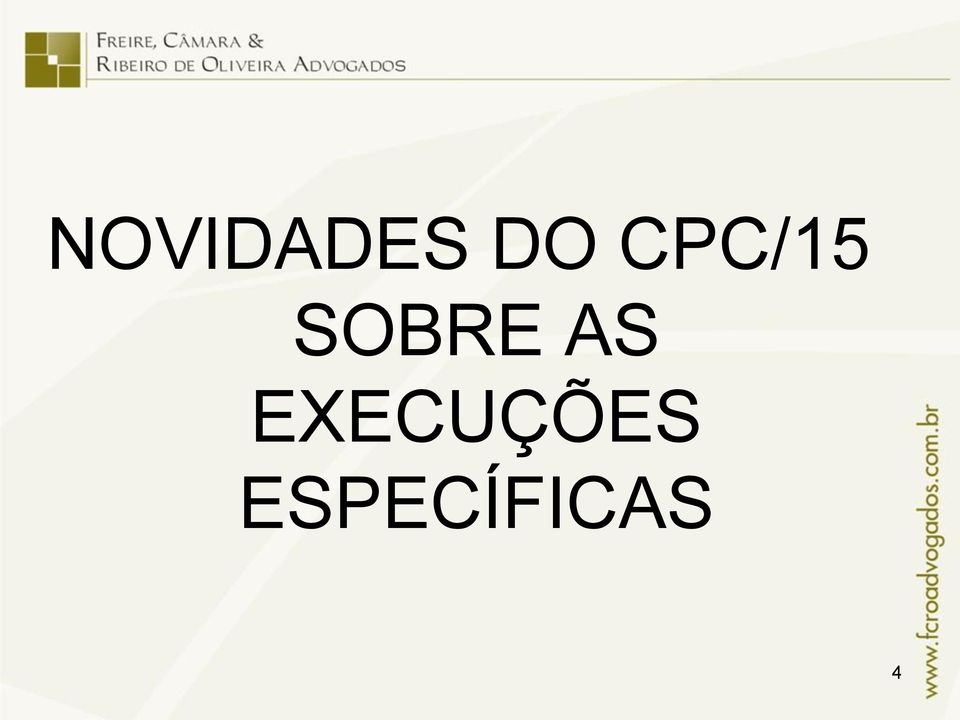 AS EXECUÇÕES