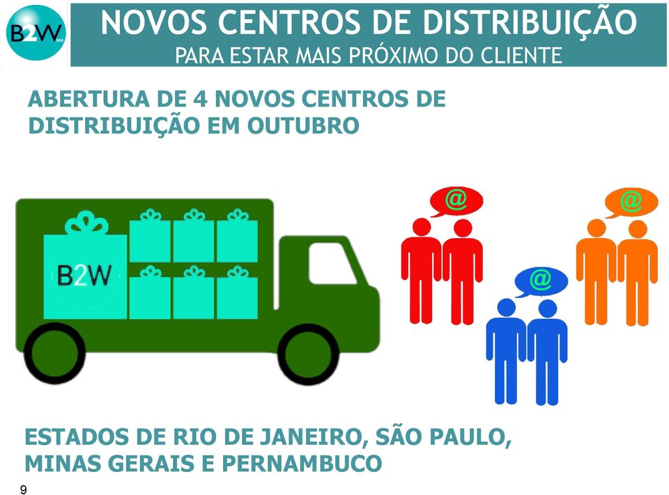 DE DISTRIBUIÇÃO EM OUTUBRO @ @ @ ESTADOS DE RIO