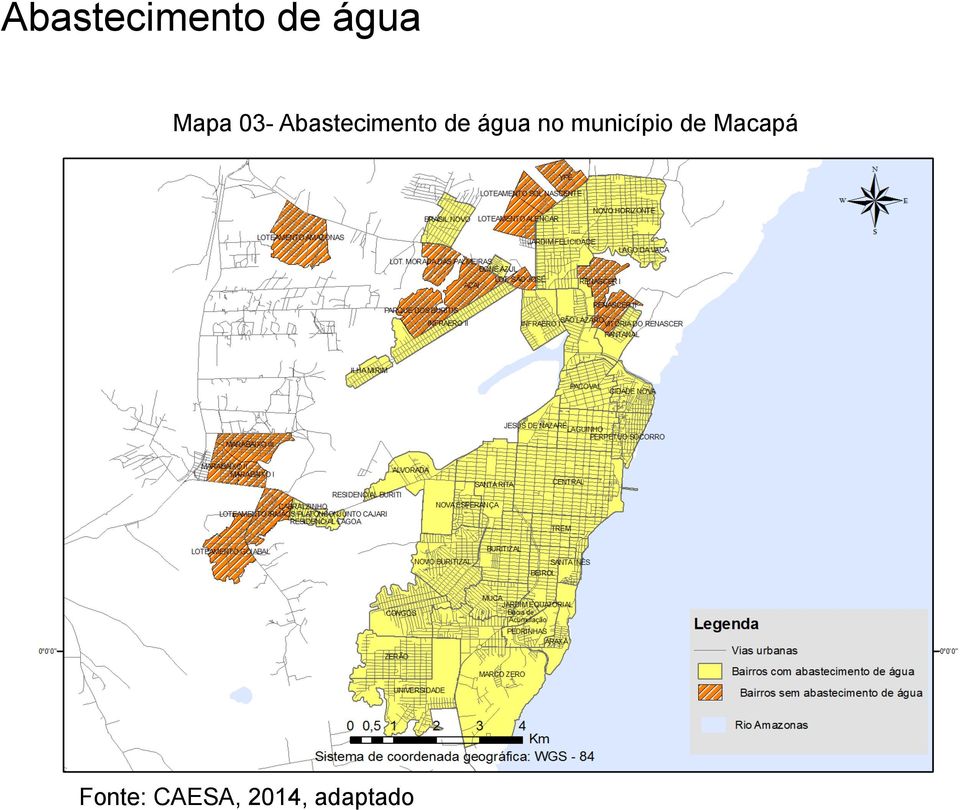 Macapá Fonte: CAESA,