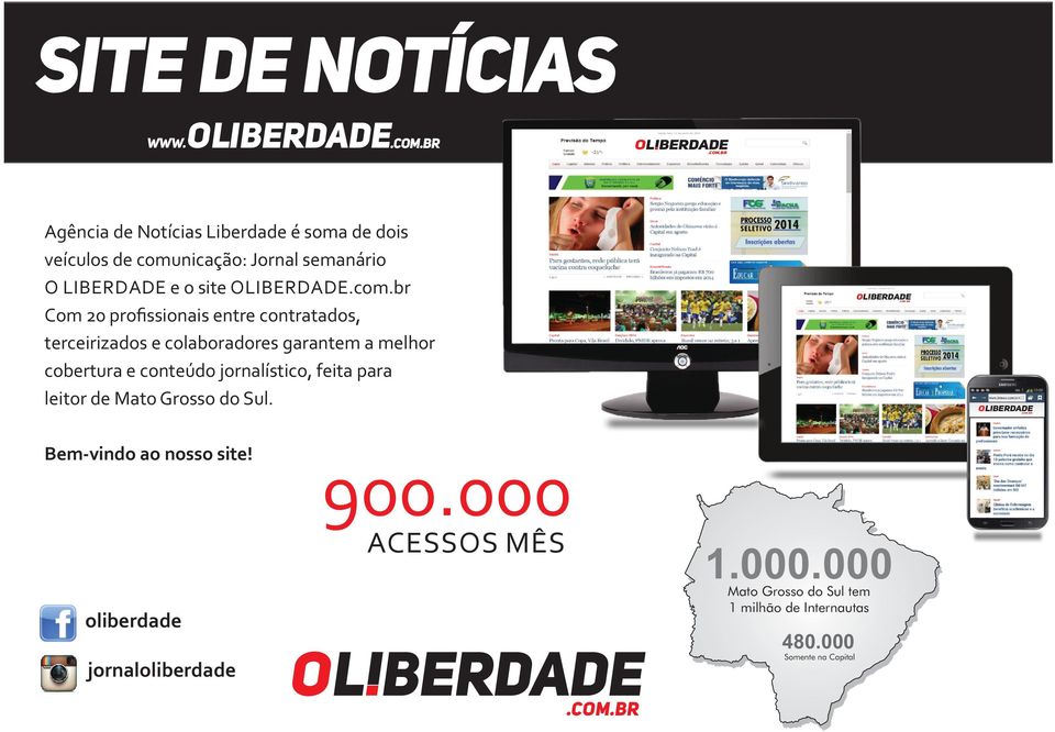 nicação: Jornal semanário O LI e o site I.com.