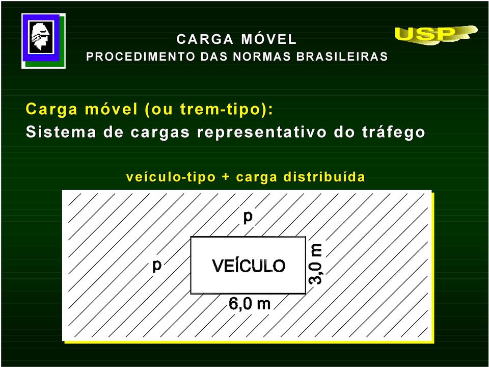 tipo): Sistema de cargas representativo