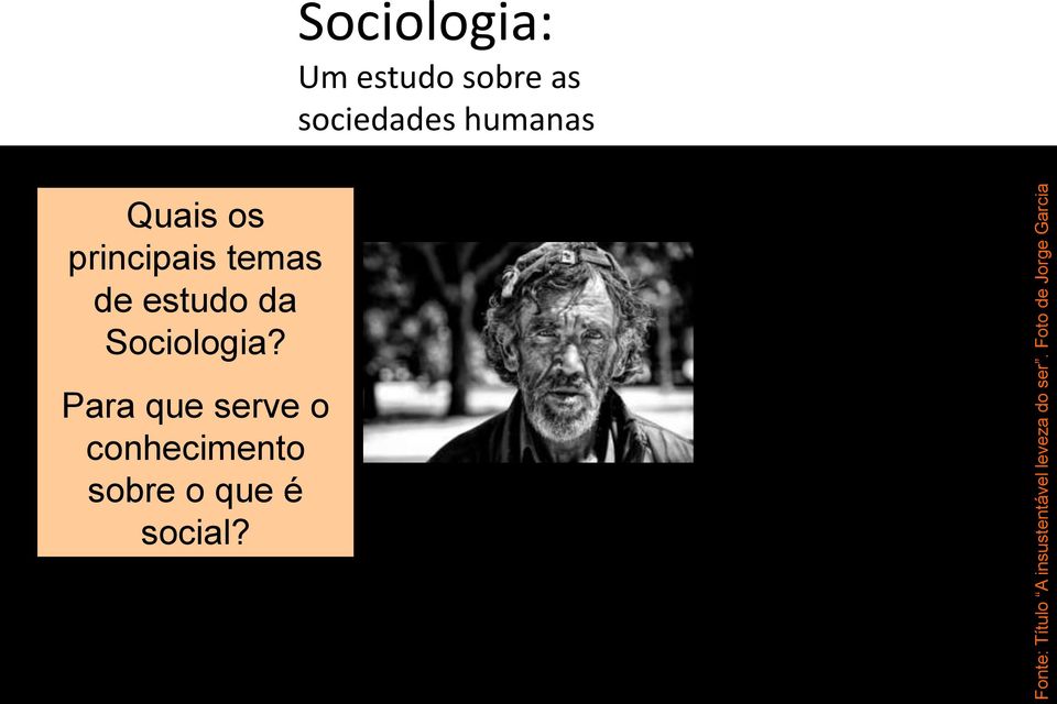 principais temas de estudo da Sociologia?