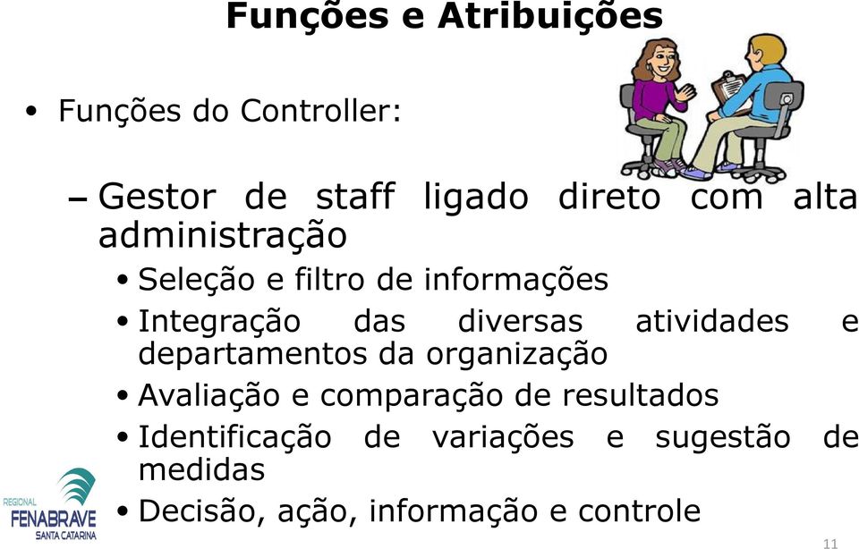 atividades e departamentos da organização Avaliação e comparação de resultados