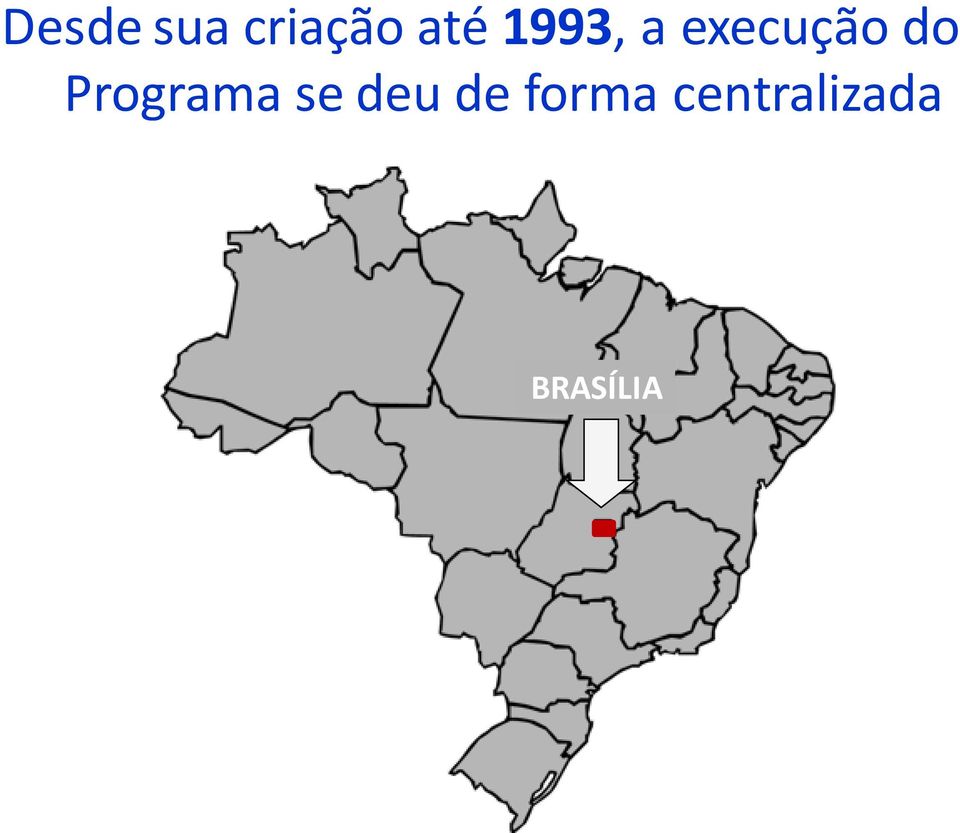 Programa se deu de