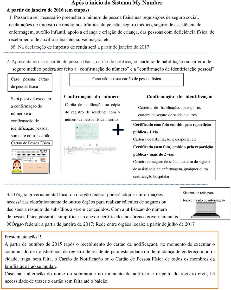 enfermagem, auxílio infantil, apoio a criança e criação de criança, das pessoas com deficiência física, de recebimento de auxílio subsistência, vacinação, etc.