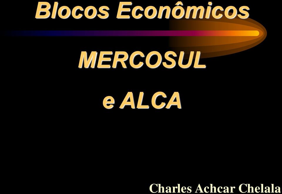 MERCOSUL e