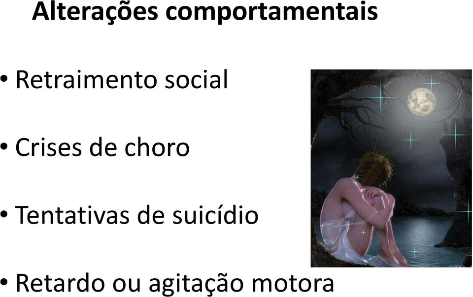 de choro Tentativas de