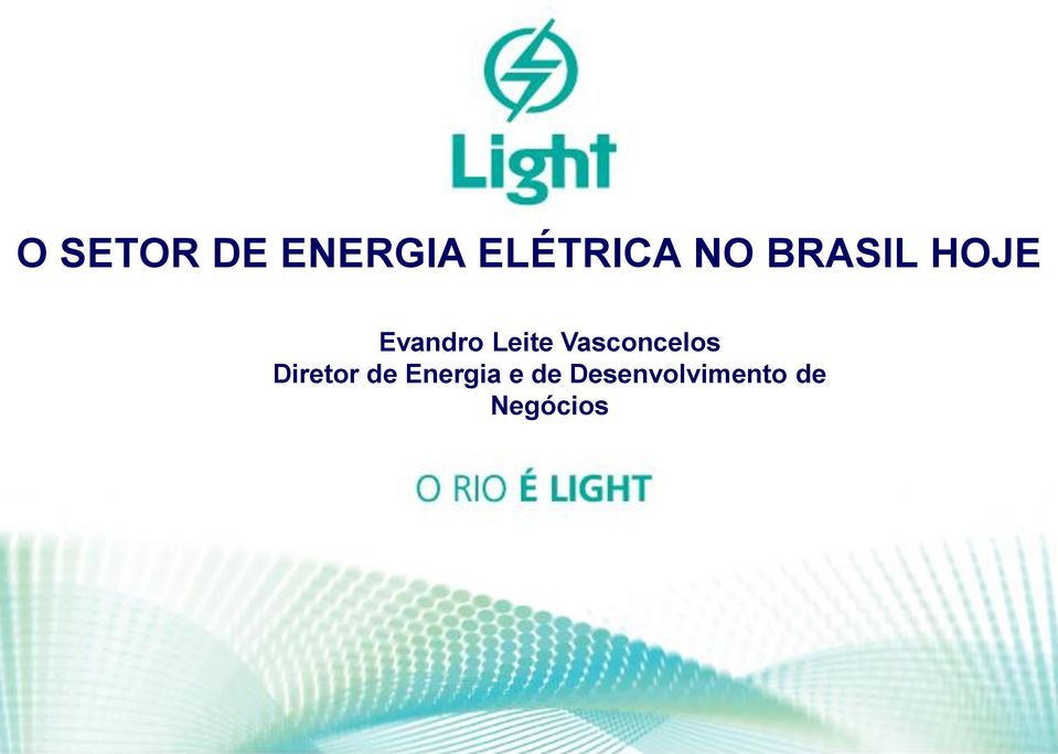 Vasconcelos Diretor de Energia