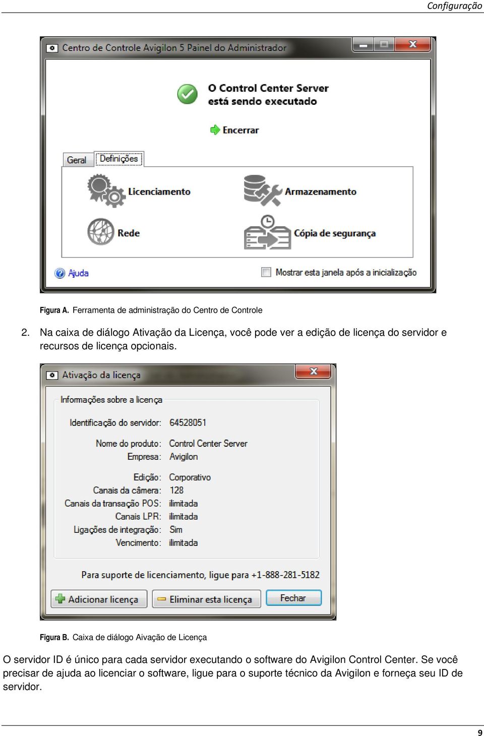 opcionais. Figura B.