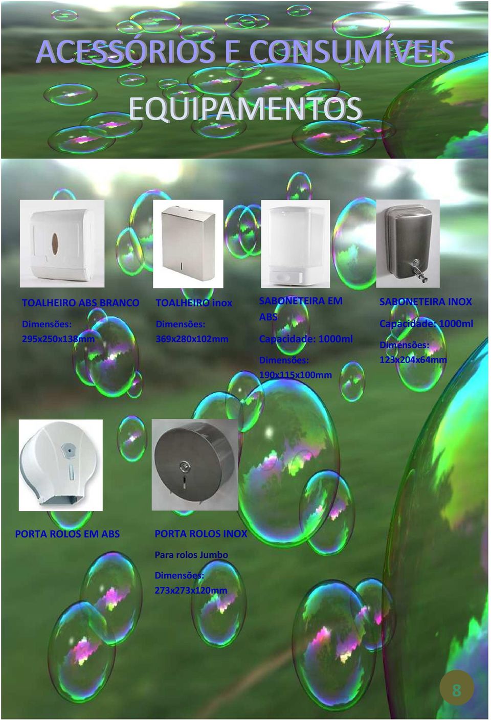 295x250x138mm 369x280x102mm Capacidade: 1000ml Dimensões: Dimensões: 123x204x64mm