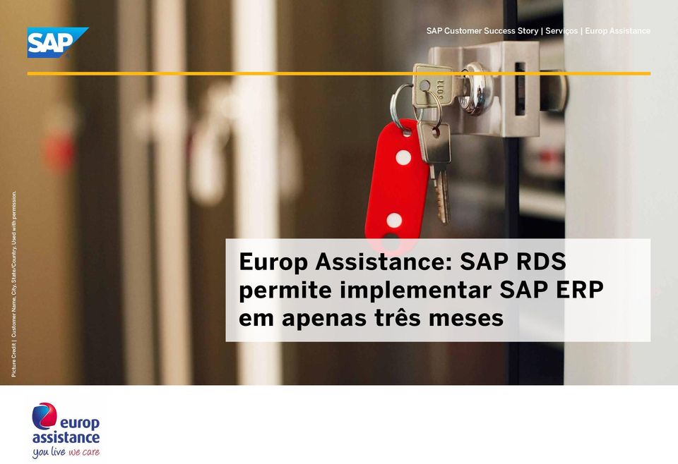 Europ Assistance: SAP RDS permite
