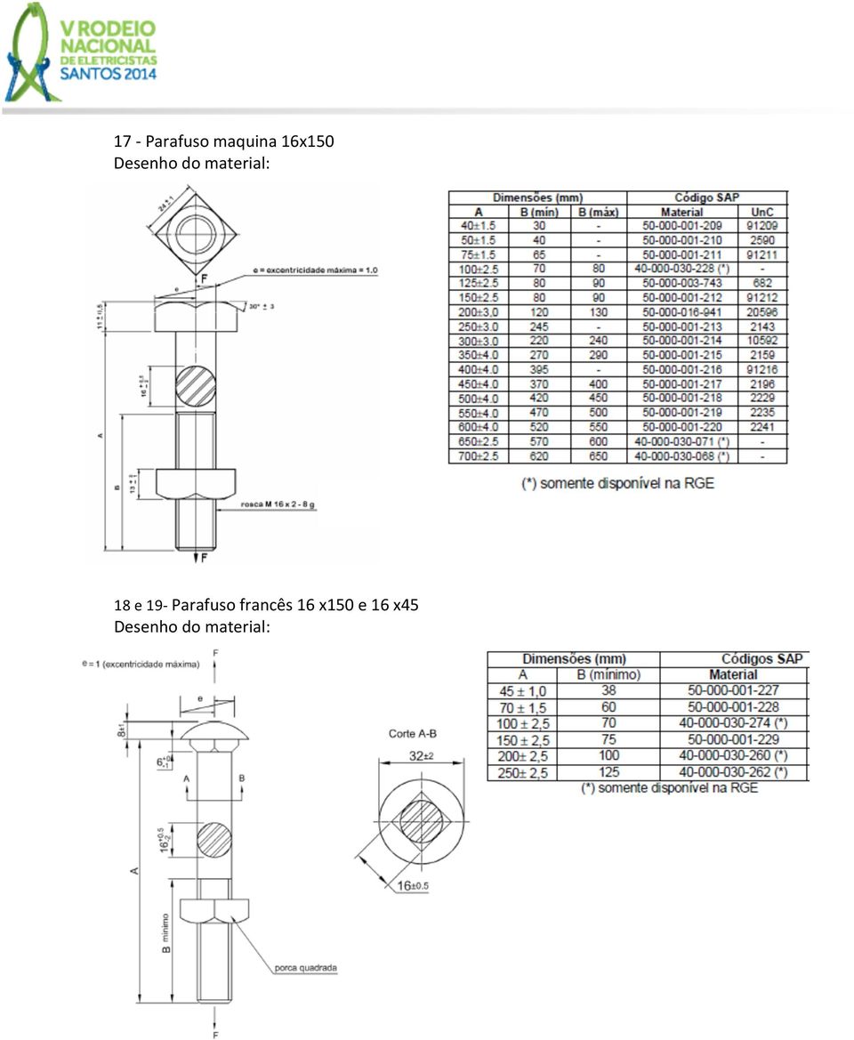 e 19- Parafuso