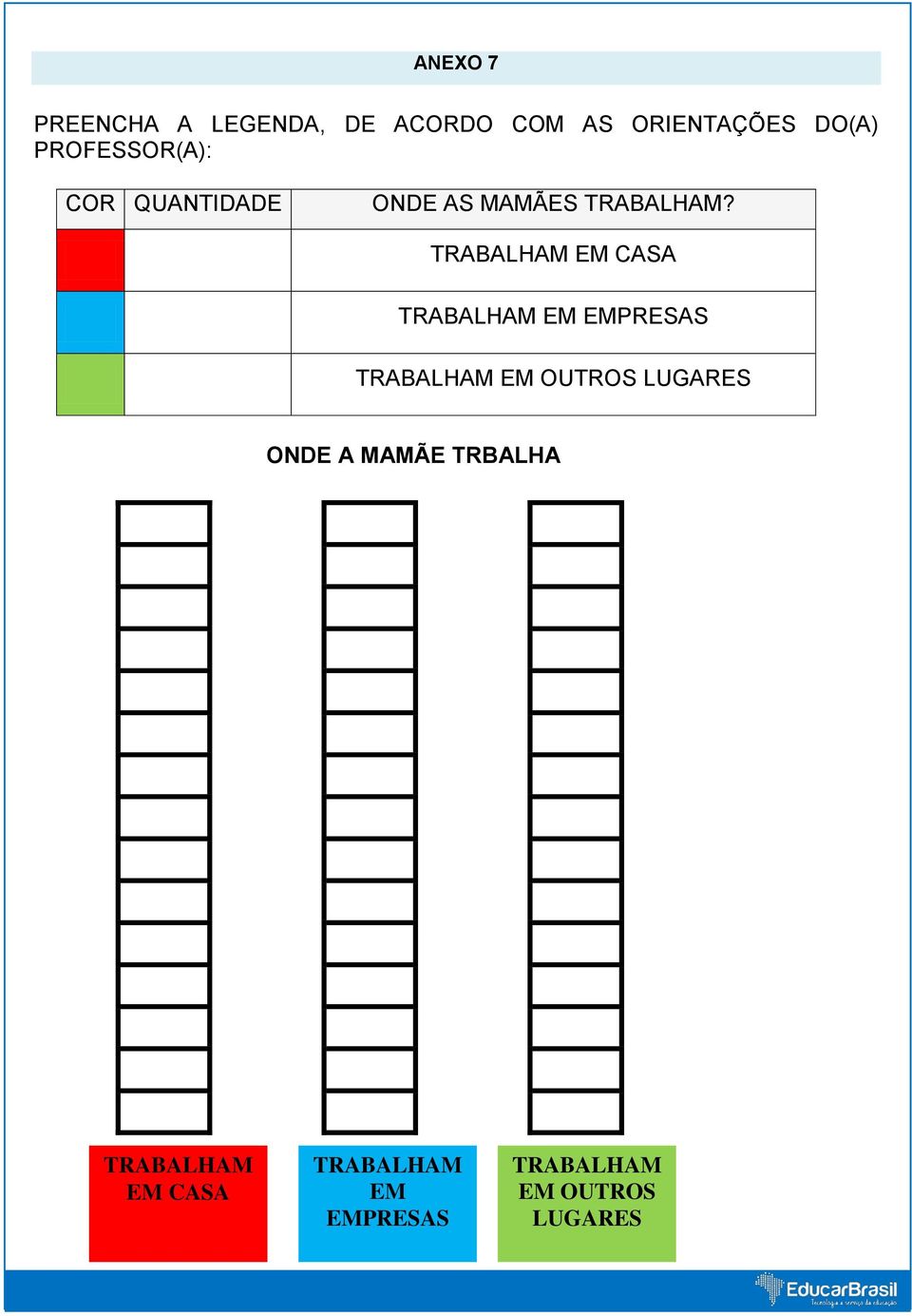 TRABALHAM EM CASA TRABALHAM EM EMPRESAS TRABALHAM EM OUTROS LUGARES