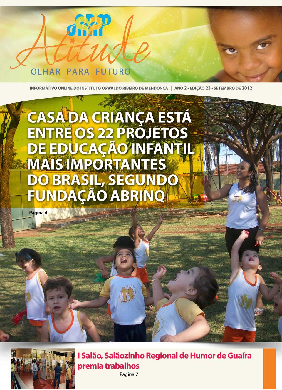 educação infantil mais importantes do Brasil, segundo Fundação Abrinq