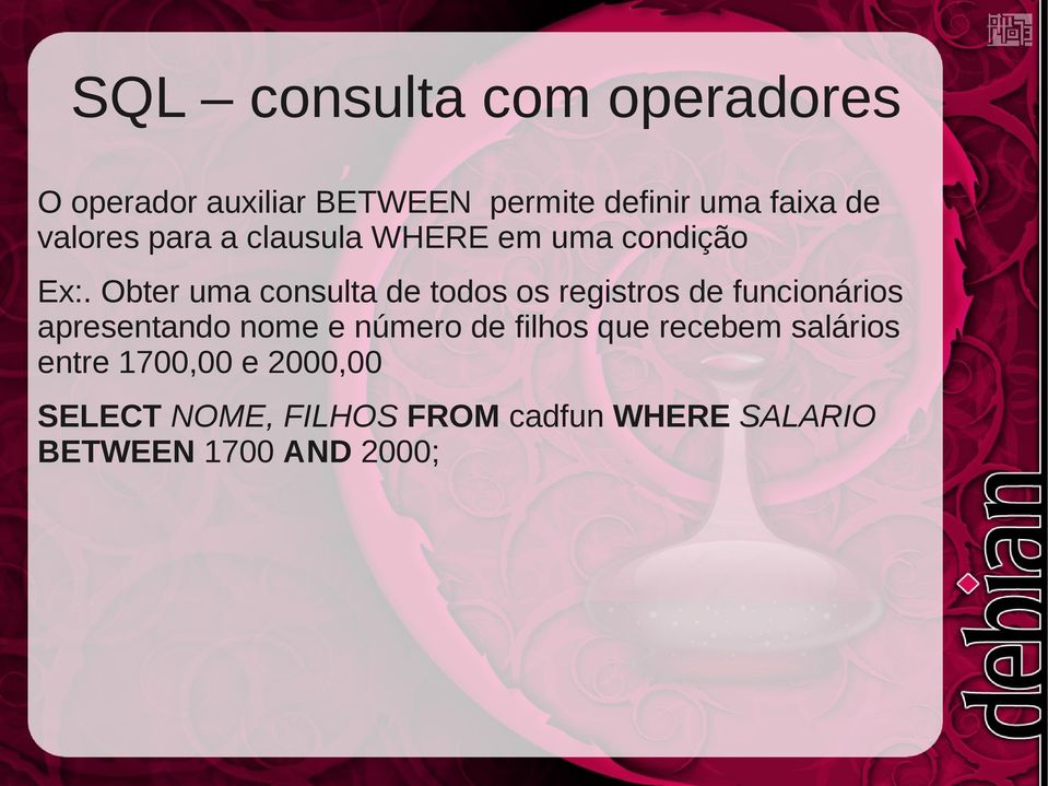 Obter uma consulta de todos os registros de funcionários apresentando nome e