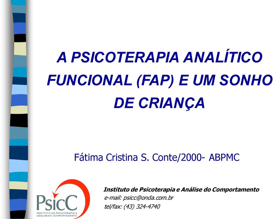 Conte/2000- ABPMC Instituto de Psicoterapia e