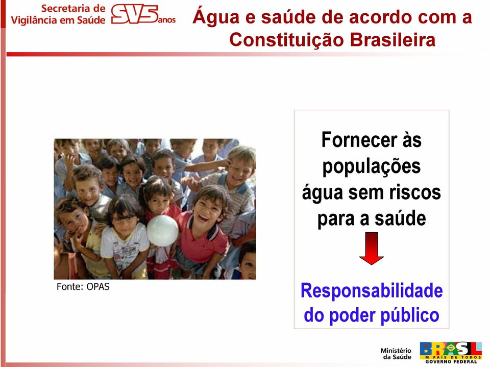 populações água sem riscos para a