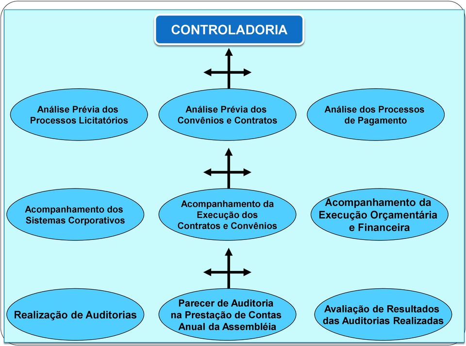 Contratos e Convênios Acompanhamento da Execução Orçamentária e Financeira Realização de Auditorias