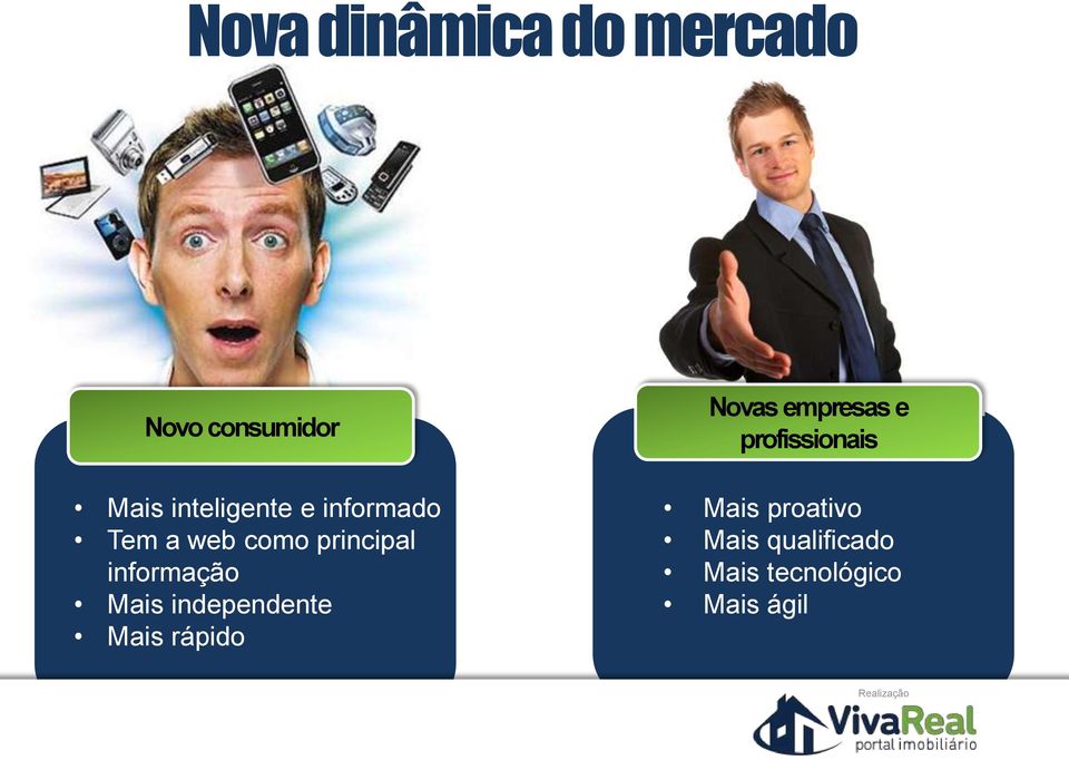 informação Mais independente Mais rápido Novas empresas