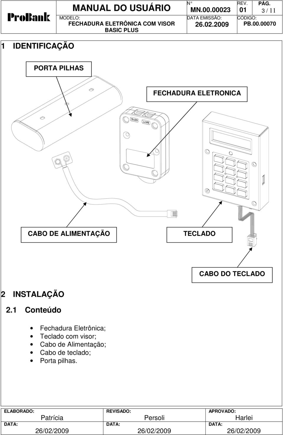 TECLADO 2 INSTALAÇÃO 2.