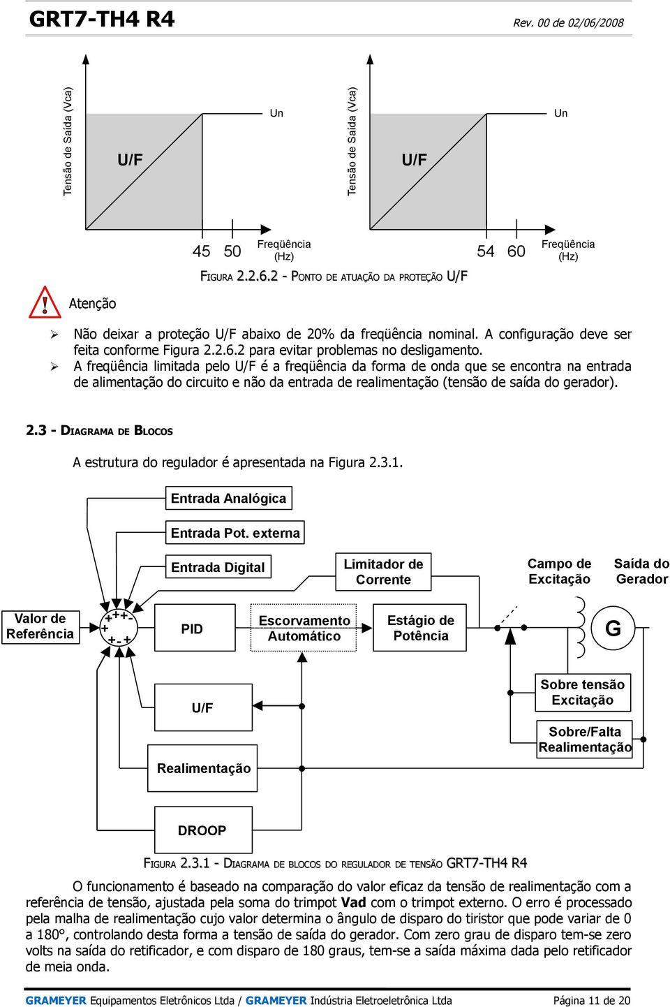 A configuração deve ser feita conforme Figura 2.2.6.2 para evitar problemas no desligamento.