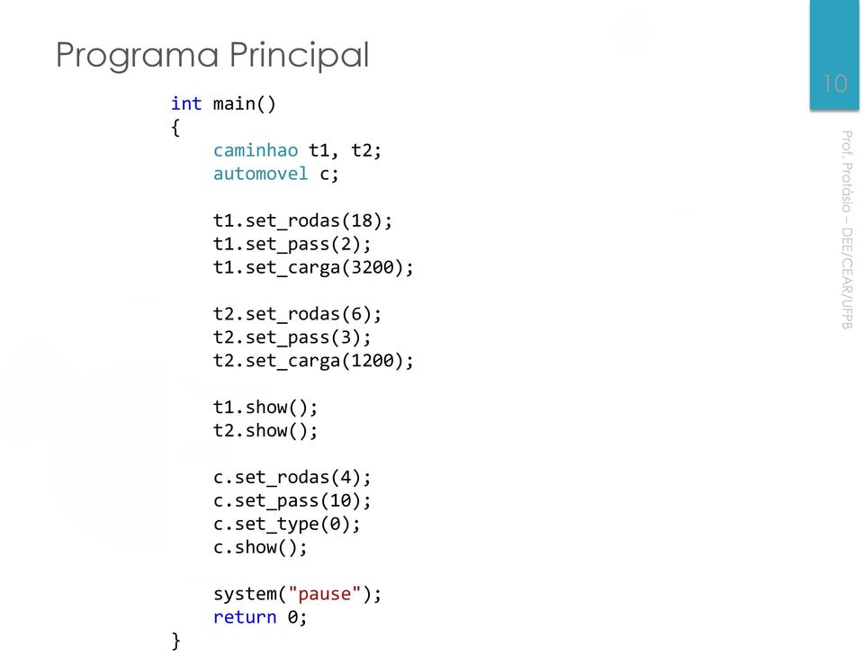 set_rodas(6); t2.set_pass(3); t2.set_carga(1200); t1.show(); t2.