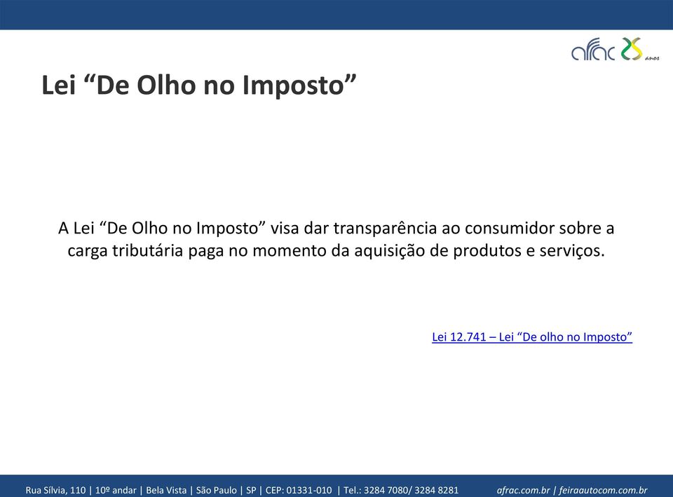 carga tributária paga no momento da aquisição de