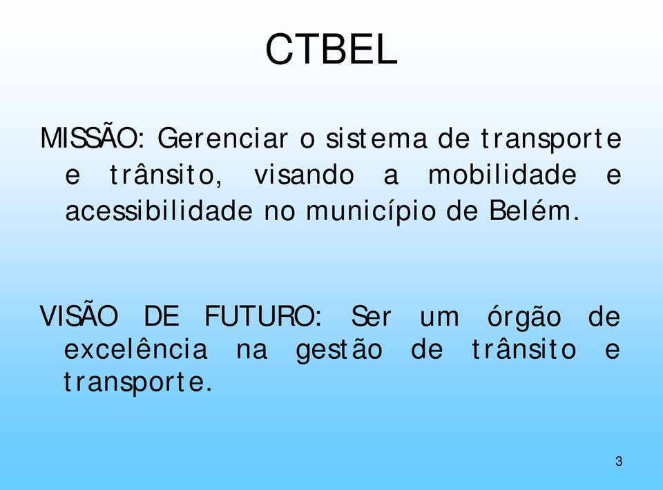município de Belém.